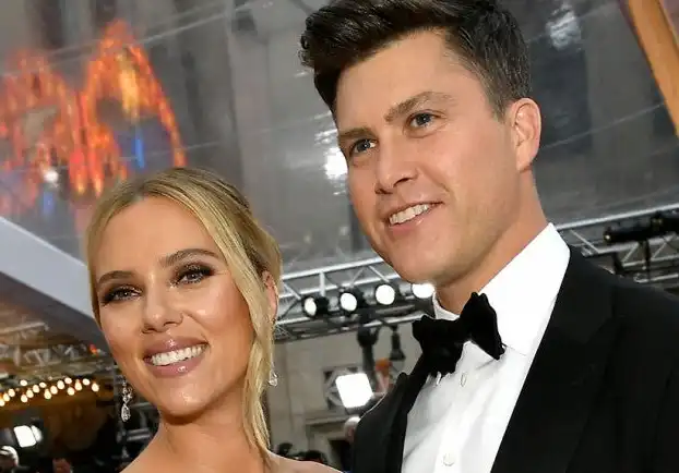 scarlett johannson colin jost