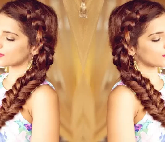 Long Baid hairstyle on Lohri 2022