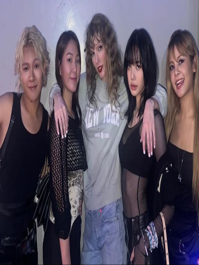 BLACKPINK’s Lisa & Taylor Swift Pose Together at Singapore Concert